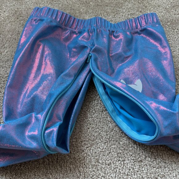 HIRO GATO Mystique Metallic Spandex Leggings M MEDIUM BRAND NEW LIMITED L@@K! - Picture 7 of 12